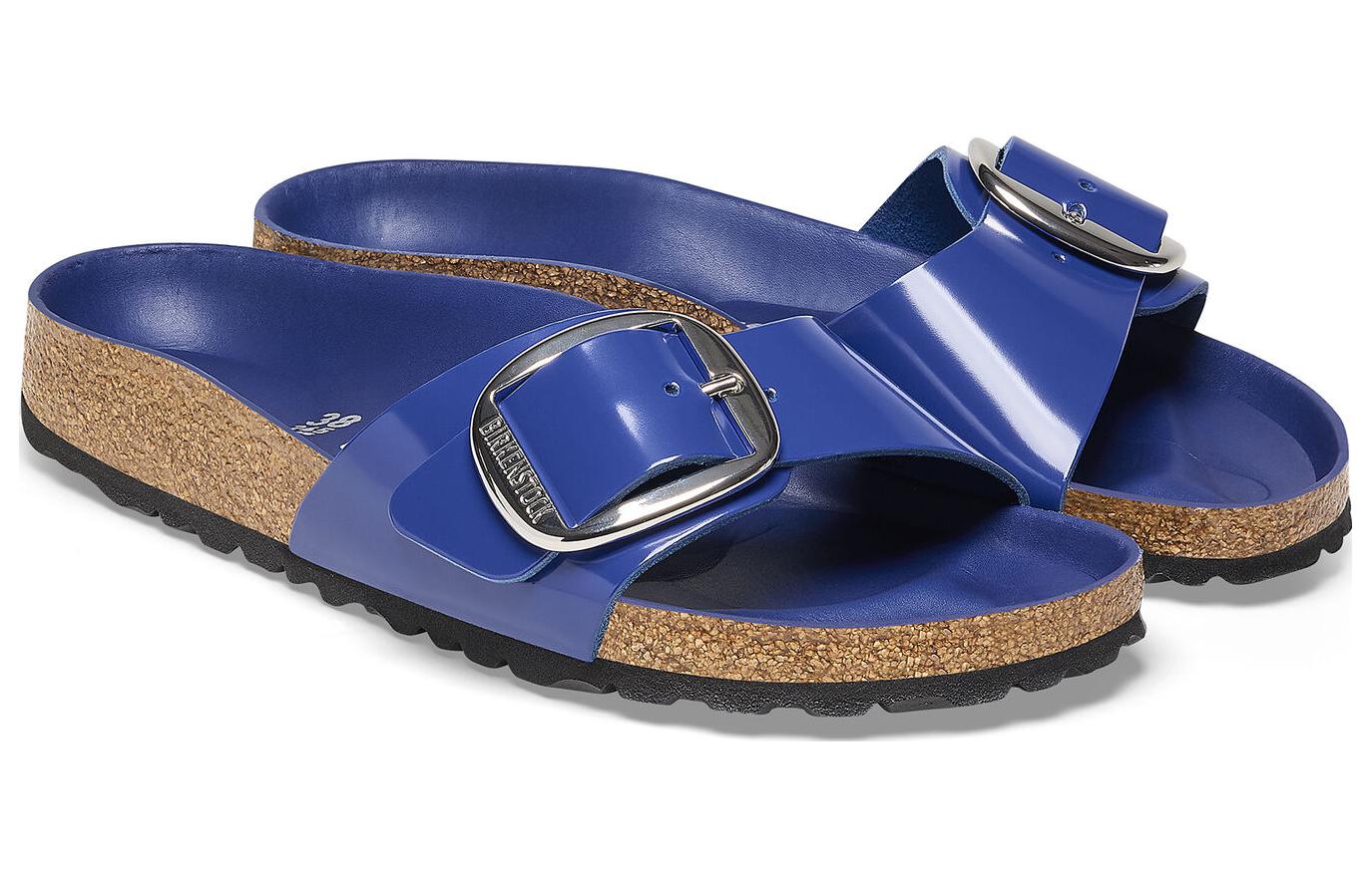 (W) Birkenstock Arizona 'Metallic Blue Buckle' 圖 3