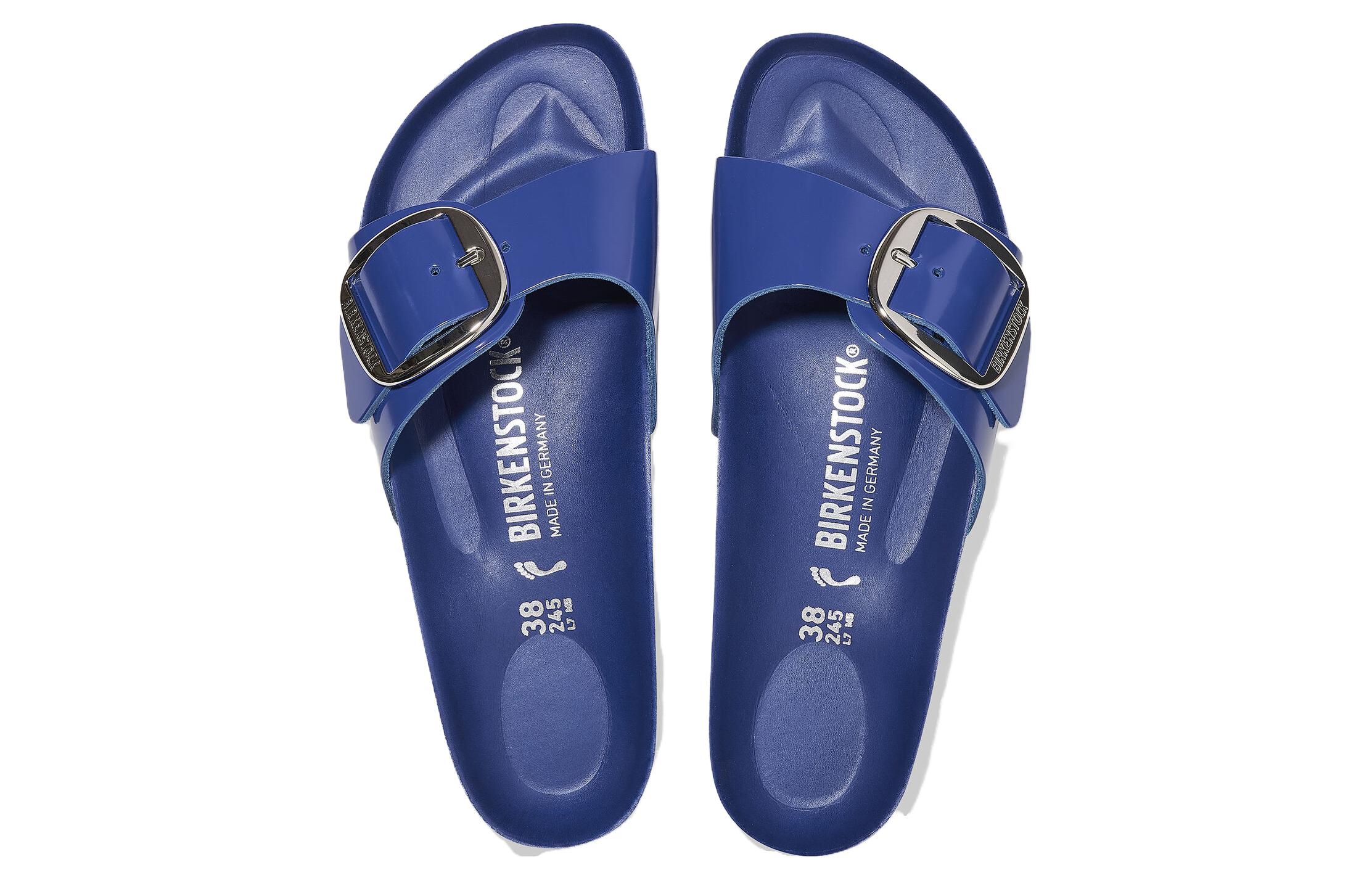 (W) Birkenstock Arizona 'Metallic Blue Buckle' 圖 4