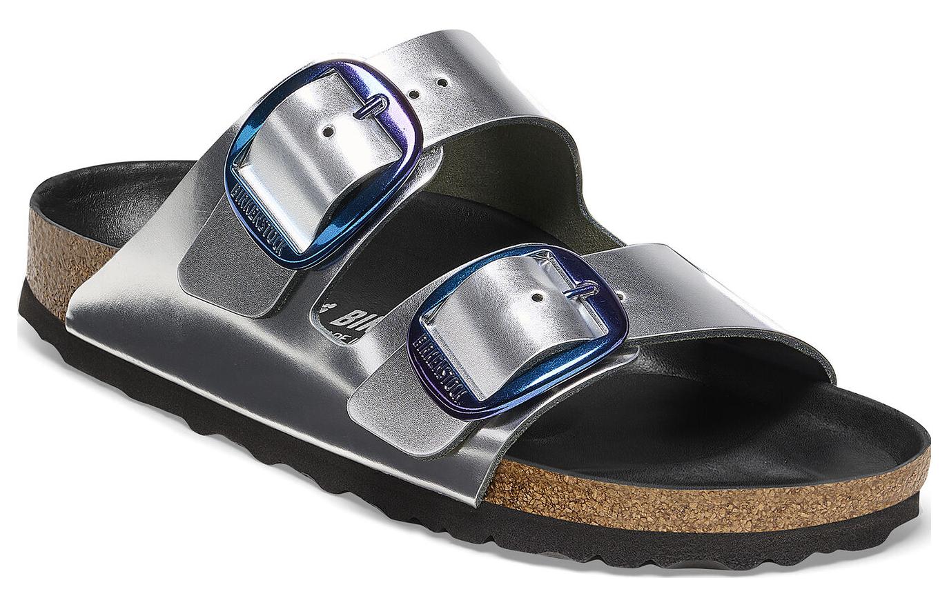 (W) Birkenstock Arizona 'Metallic Silver' 圖 2