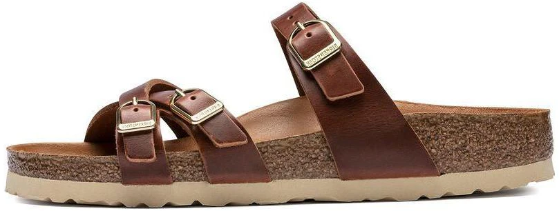 women-birkenstock-arizona-metallic-triple-buckle-soft-footbed-narrow-brown-1017568