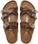 Shop (W) Birkenstock Arizona 'Triple Hebilla Metálica Plantilla Suave Estrecha Marrón' 1017568