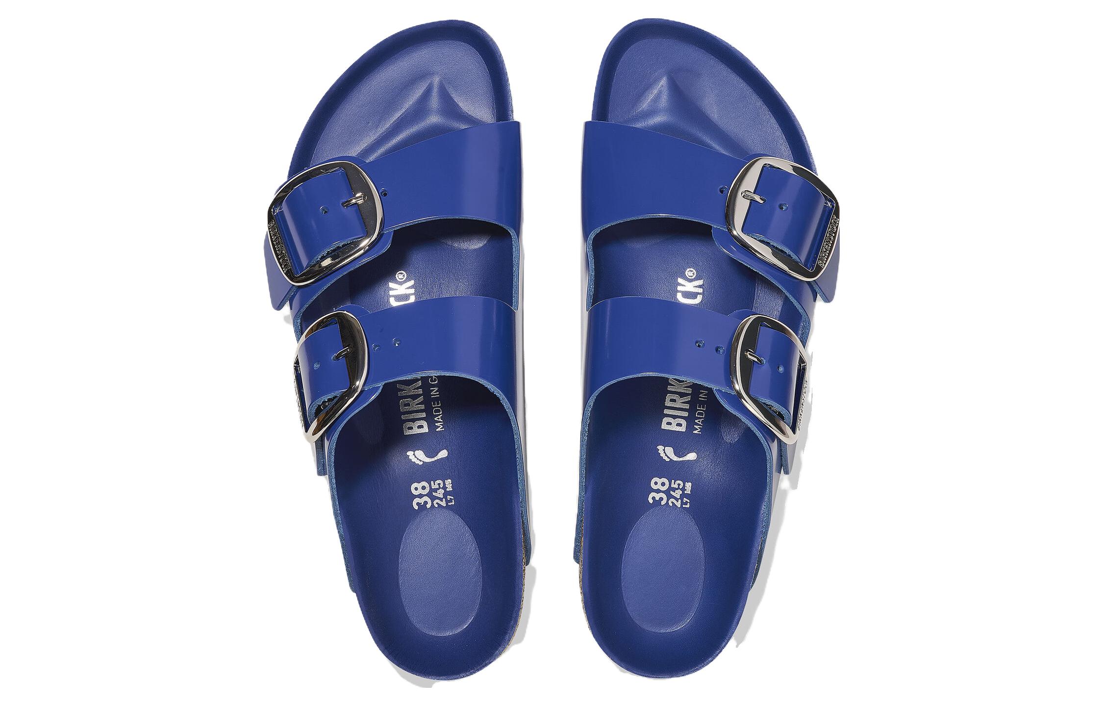 (W) Birkenstock Arizona 'Narrow Blue Leather' 圖 4