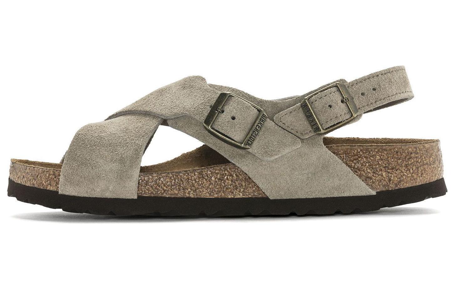 Buy Sandalias Birkenstock Tulum Piel Ante Ajuste Estrecho 'Taupe' 1024110