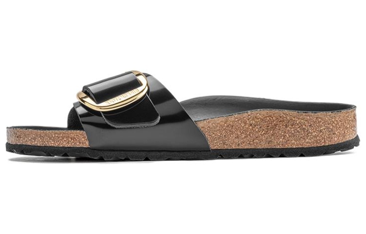 Buy Birkenstock 軟木舒適 時尚涼拖 女款 黑色 窄版