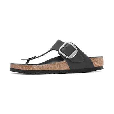 (W) Birkenstock Arizona 'Narrow Fit Black Leather'