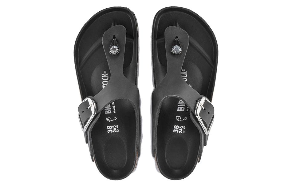 (W) Birkenstock Arizona 'Narrow Fit Black Leather' 圖 4