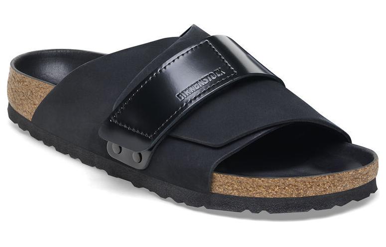 (W) Birkenstock Kyoto Nubuck Leather 'Black' 圖 2