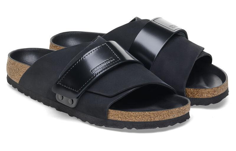 (W) Birkenstock Kyoto Nubuck Leather 'Black' 圖 3