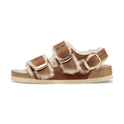 (W) Birkenstock Arizona 'Narrow Fit Brown Leather'