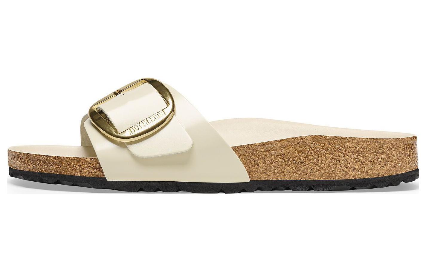 (Women) Birkenstock Arizona 'Narrow Fit Cream Leather' 1025298