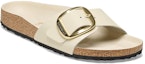 Order (W) Birkenstock Arizona 'Narrow Fit Cream Leather' Kulit Krim Sempit 1025298