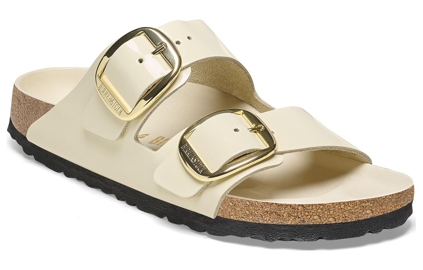 (W) Birkenstock Arizona 'Narrow Fit Cream Leather' 圖 2