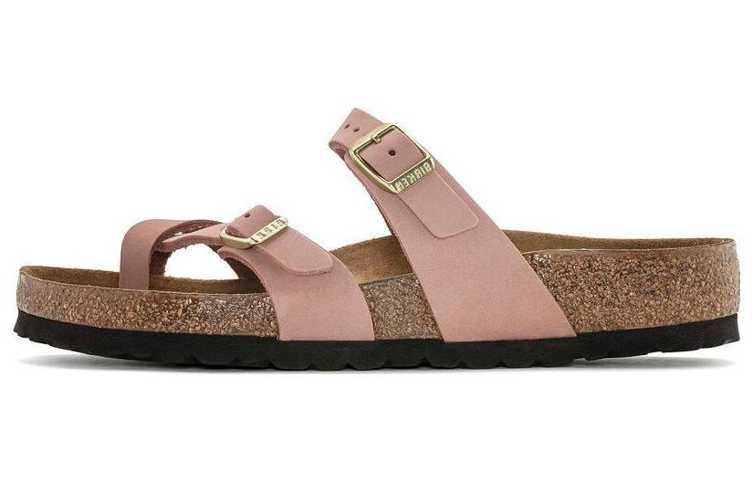 (W) Birkenstock Arizona 'Narrow Pink Leather'