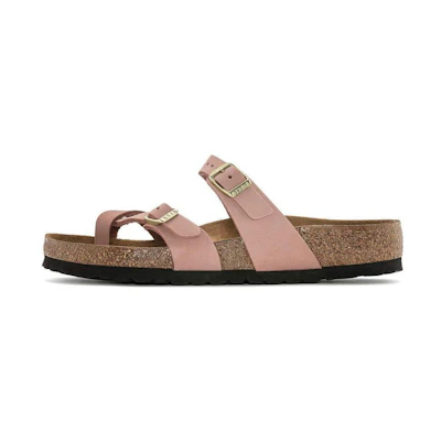 (W) Birkenstock Arizona 'Narrow Pink Leather'