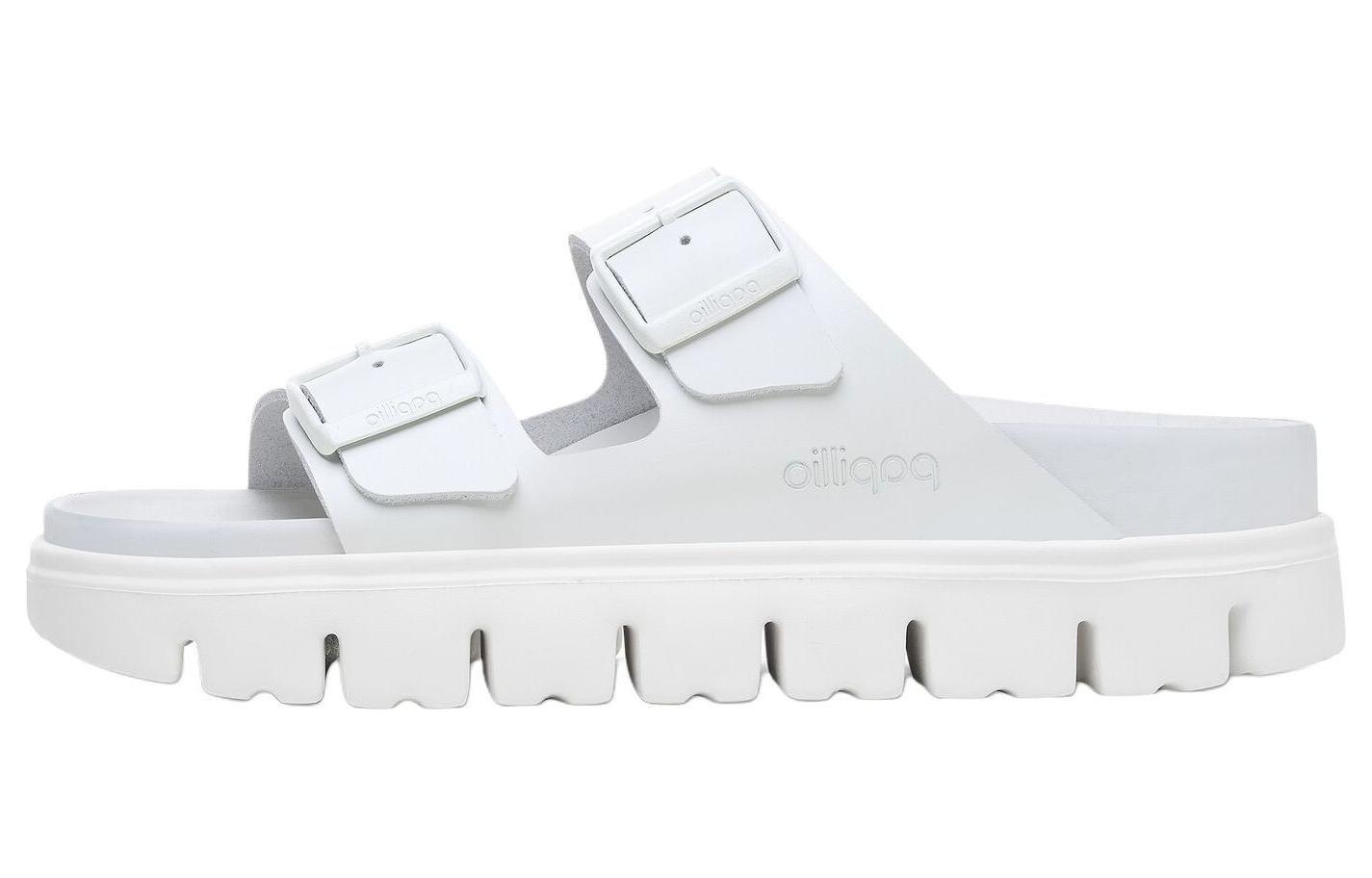 (W) Birkenstock Arizona 'Narrow White Leather'
