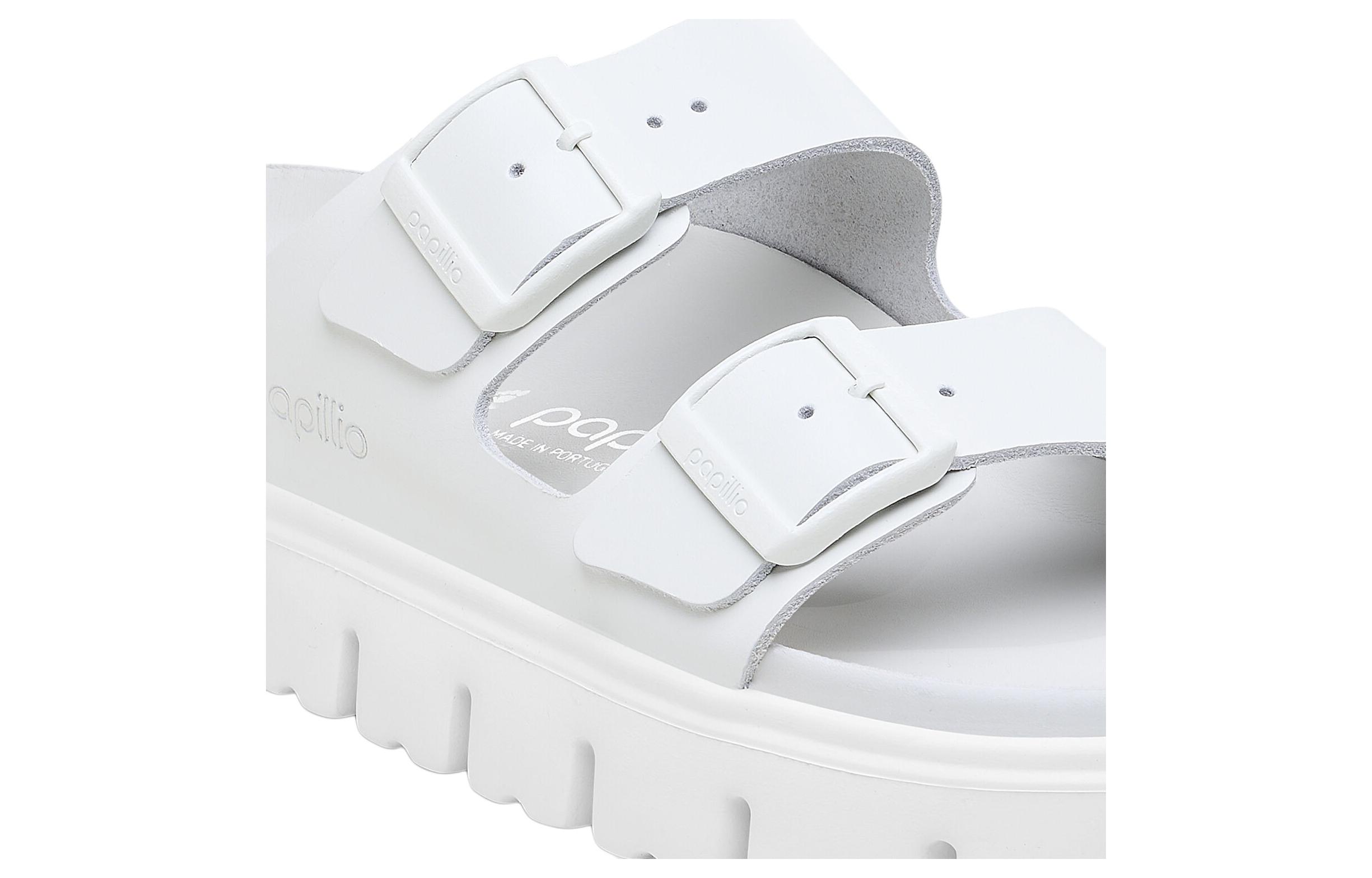 (W) Birkenstock Arizona 'Narrow White Leather' 圖 6