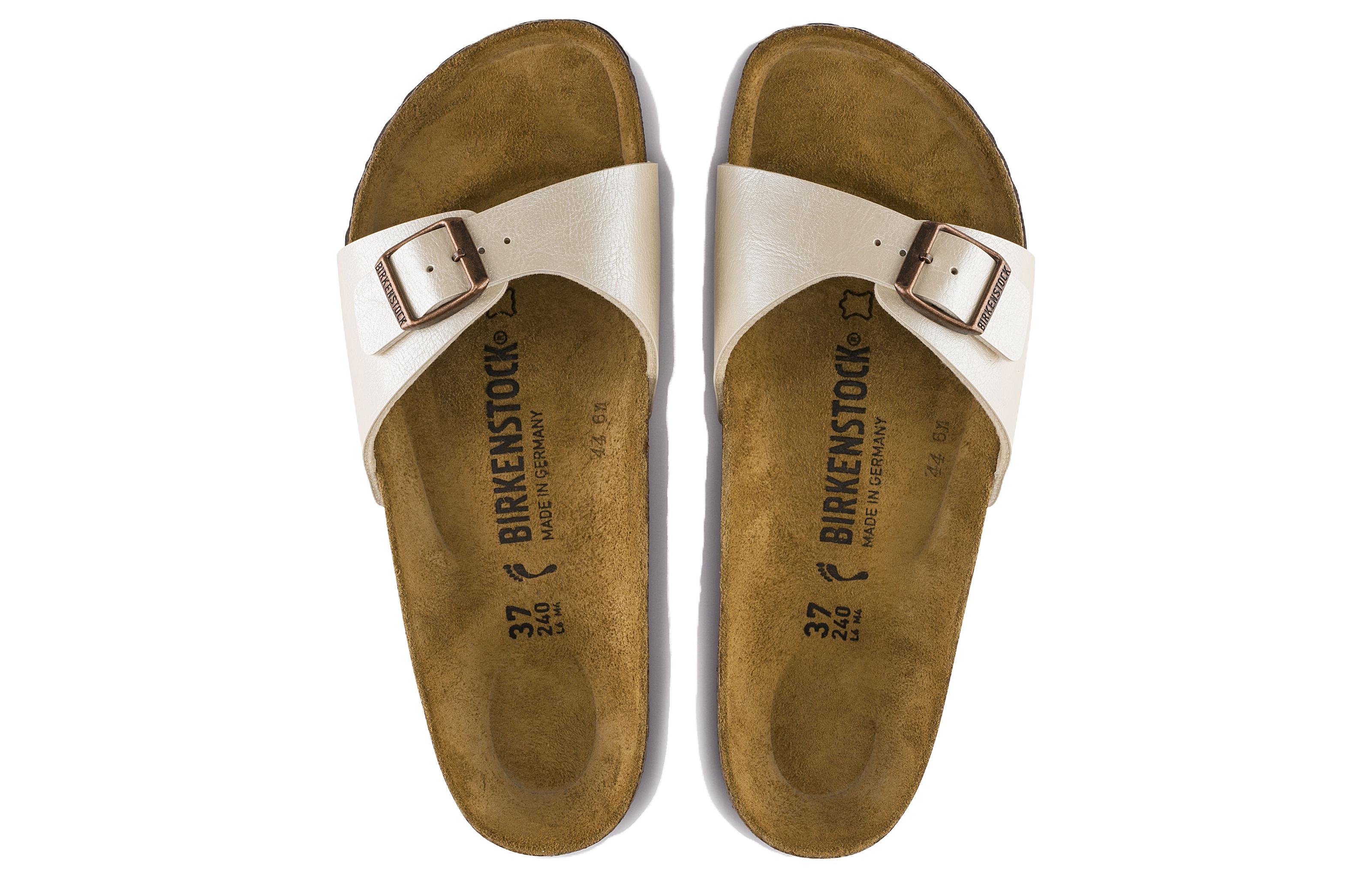 Shop (W) Birkenstock Arizona 'Putih Mutiara' 0940151
