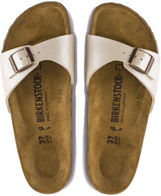 (Women) Birkenstock Arizona 'Pearl White' 0940151 Shop (Women) Birkenstock Arizona 'Pearl White' 0940151