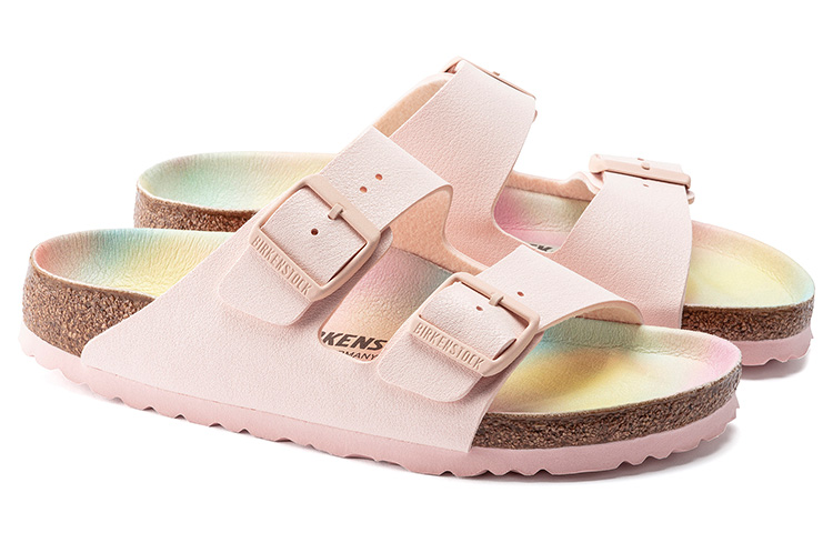 Shop (W) Birkenstock Arizona 'Pink PVC' Sandal Wanita 1022536