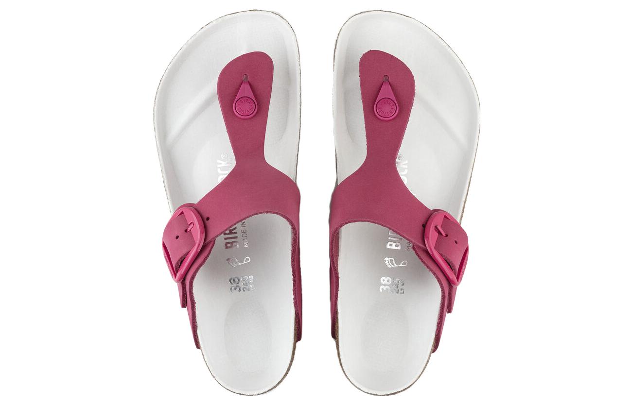 (W) Birkenstock Arizona 'Purple Red Suede Narrow' 圖 4