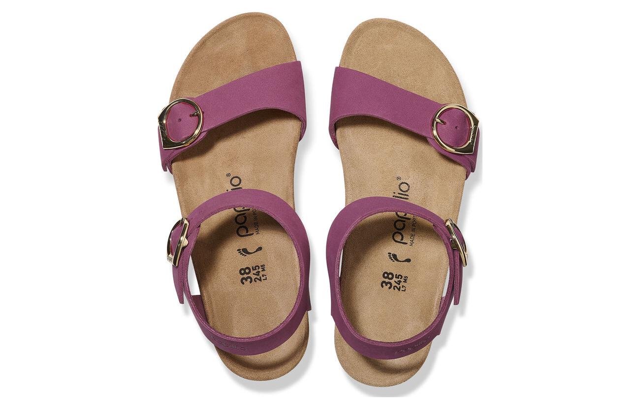 (W) Birkenstock Arizona 'Purple Red Suede Narrow' 圖 4
