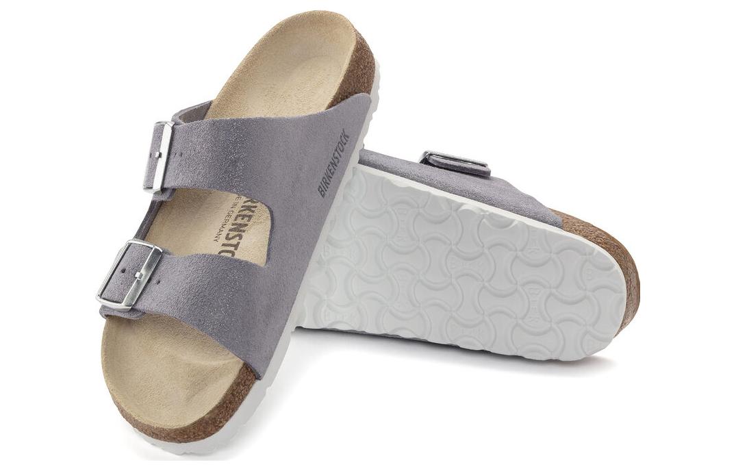 Shop Birkenstock Arizona Narrow 'Purple Fog' Ungu Kabus 1024248