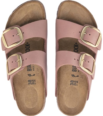 (Women) Birkenstock Arizona Big Buckle Nubuck Leather Narrow Fit Sandals 'Old Rose' 1024074 Shop (Women) Birkenstock Arizona Big Buckle Nubuck Leather Narrow Fit Sandals 'Old Rose' 1024074