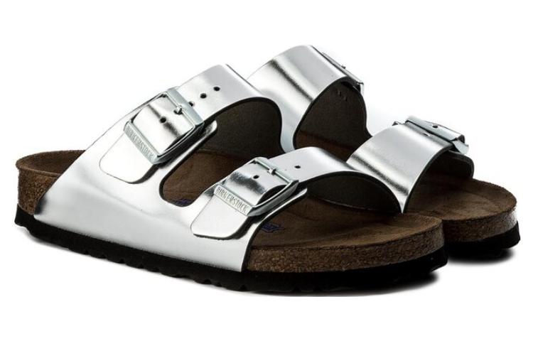 (W) Birkenstock Arizona 'Silver Narrow' 圖 2