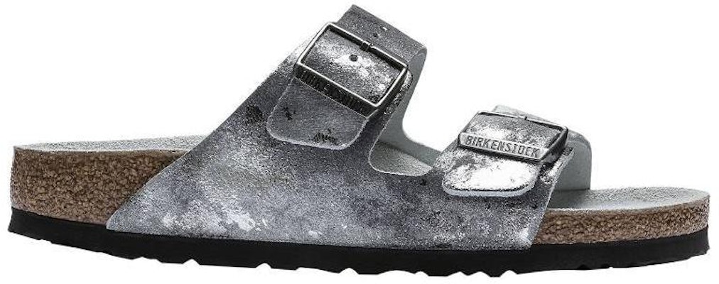 (W) Birkenstock Arizona 'Kulit Beludru Perak' 1017414 Order (W) Birkenstock Arizona 'Kulit Beludru Perak' 1017414