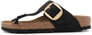 (W) Birkenstock Arizona 'Kulit Hitam Ringkas' 1024107