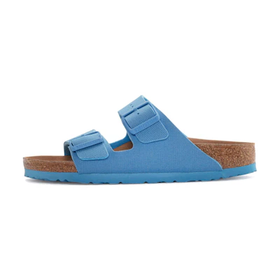 (W) Birkenstock Arizona 'Soft Blue Narrow'