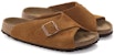 (W) Birkenstock Arizona 'Soft Brown Suede Narrow' Coklat Lembut Narrow. 1023862