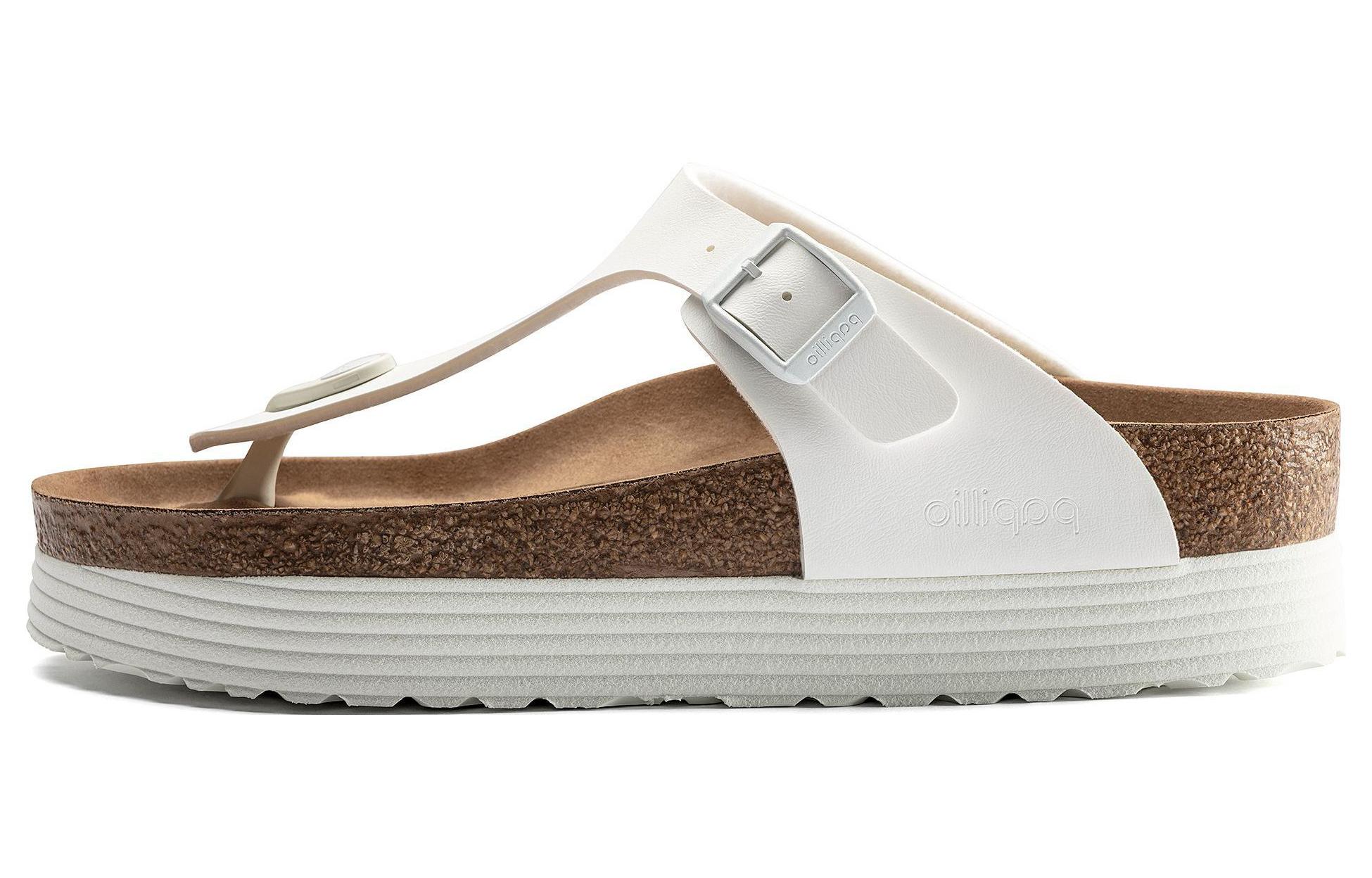 (W) Birkenstock Arizona 'Soft CMFT Elevated Sole White'