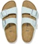 Shop (W) Birkenstock Arizona 'Gelincir Tapak Lembut - Gelangsar Biru Teal Biasa' 1026934