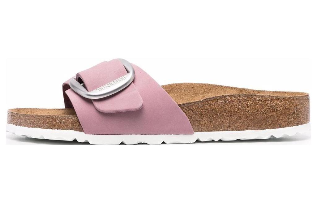 (W) Birkenstock Arizona 'Soft Pink with Metal Buckle'