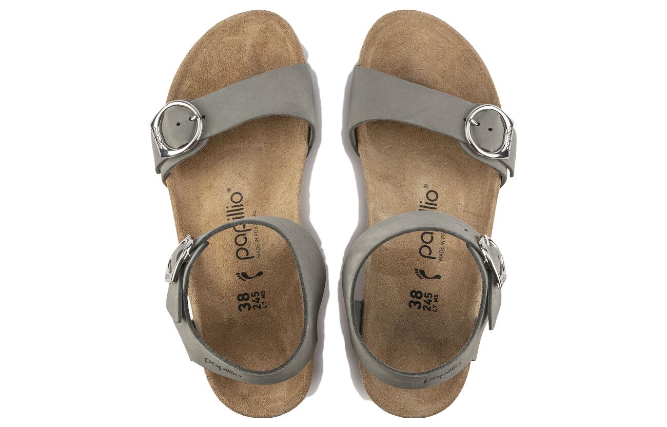 Lookbook (Women) Birkenstock Arizona 'Suede Gray Narrow' 1022835