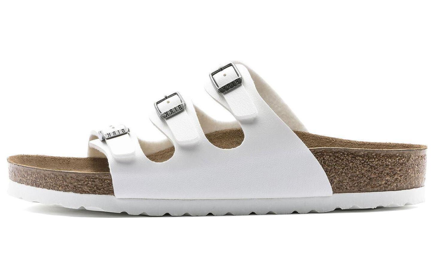 (Women) Birkenstock Arizona 'White Leather' 10167651