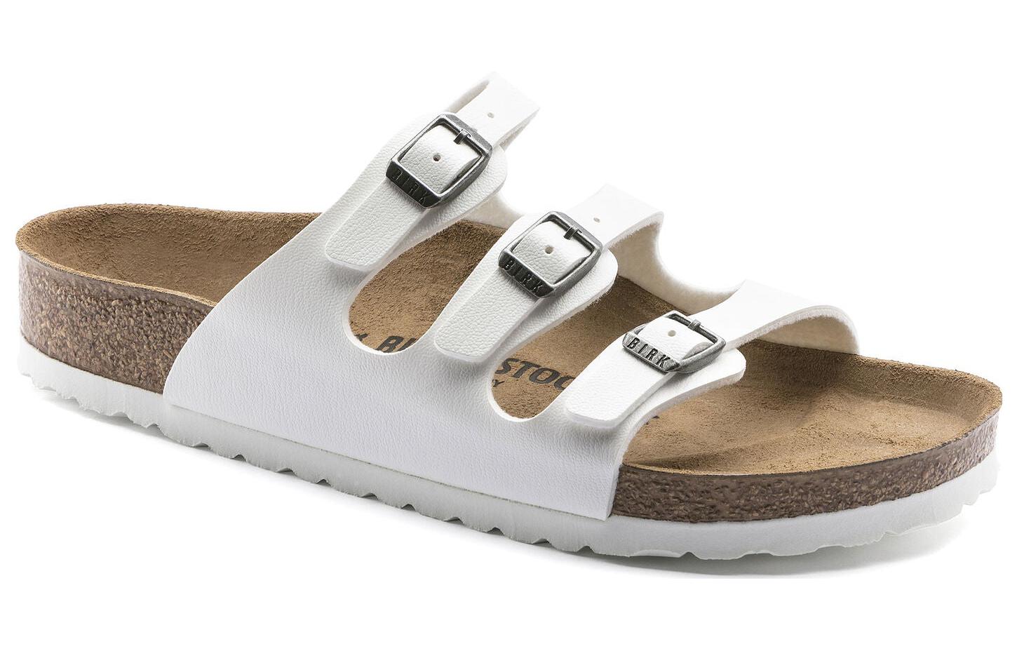 (W) Birkenstock Arizona 'White Leather' 圖 3