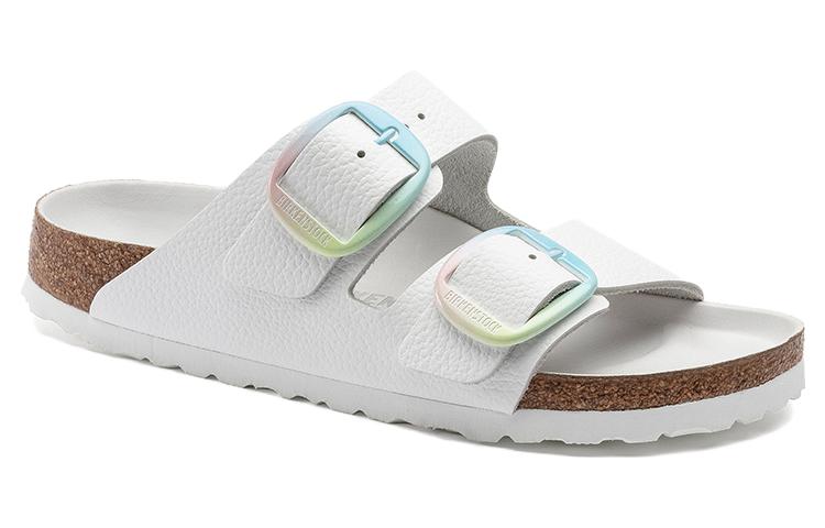 (W) Birkenstock Arizona 'White Leather' 圖 2