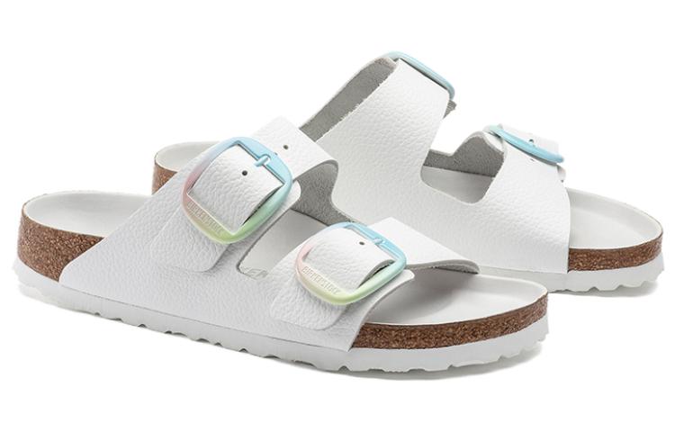 (W) Birkenstock Arizona 'White Leather' 圖 3