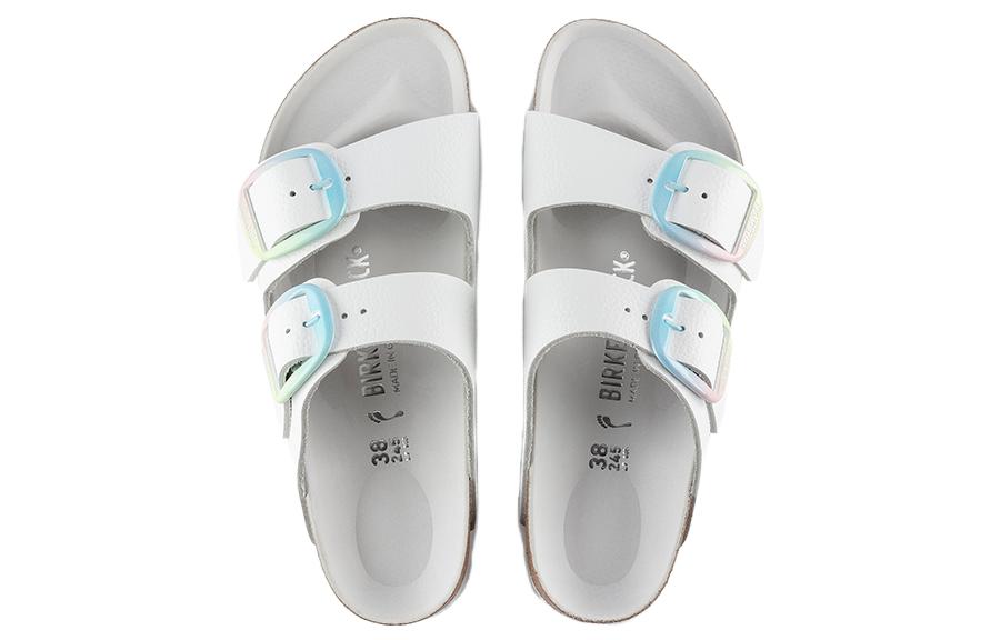(W) Birkenstock Arizona 'White Leather' 圖 4