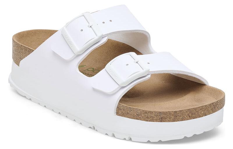 (W) Birkenstock Arizona 'White Narrow Fit' 圖 2