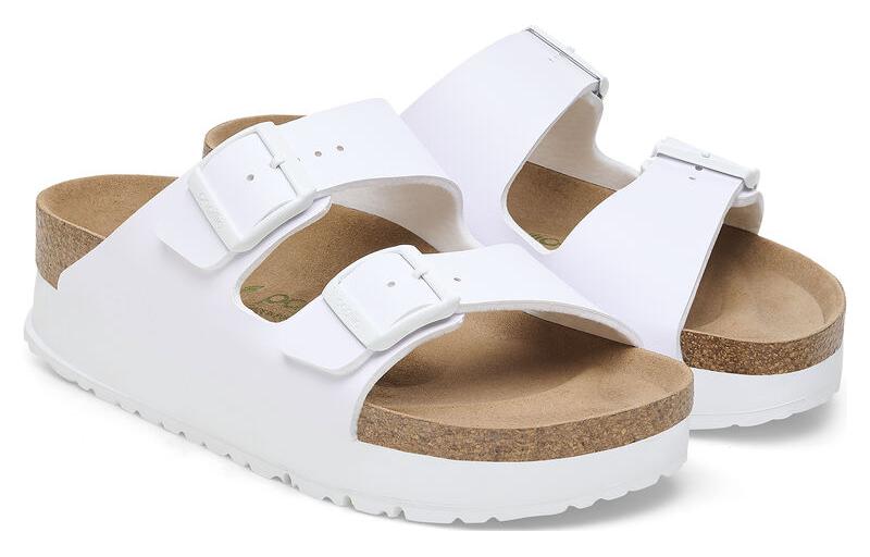 (W) Birkenstock Arizona 'White Narrow Fit' 圖 3
