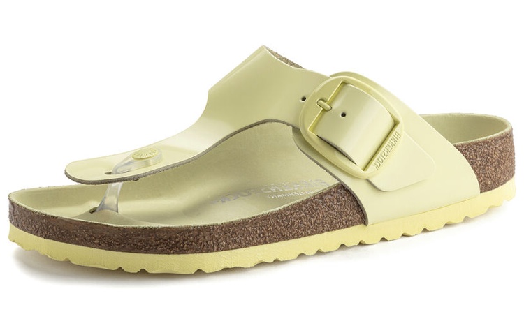 (Women) Birkenstock Arizona 'Yellow Leather' 1021500