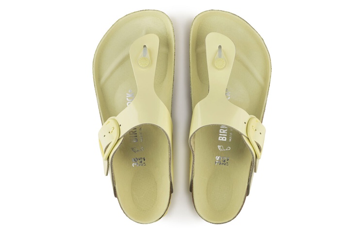 Lookbook (W) 버켄스탁 아리조나 '옐로우 레더' (Birkenstock Arizona 'Yellow Leather') 1021500