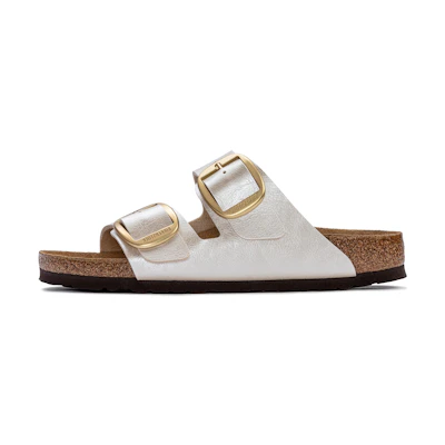 (W) Birkenstock Arizona Big Buckle 'Beige Narrow'
