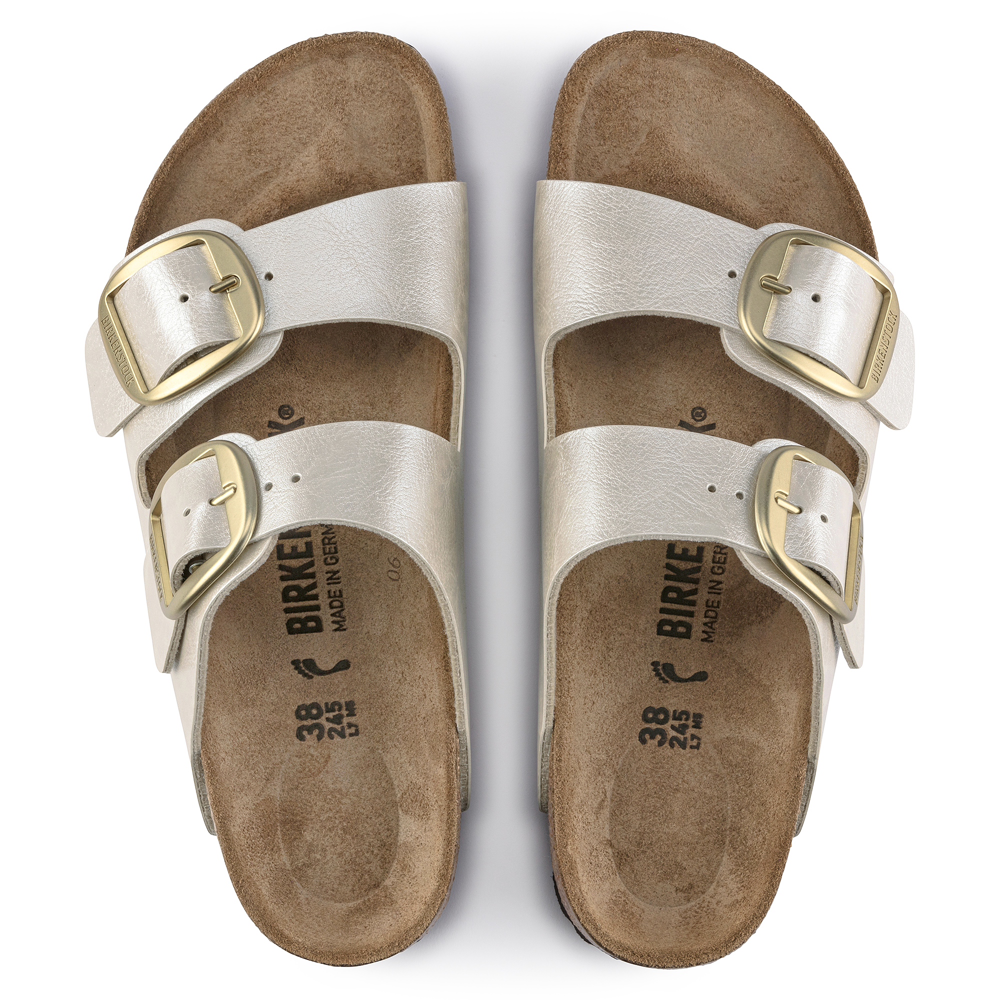 (W) Birkenstock Arizona Big Buckle 'Beige Narrow' 圖 6