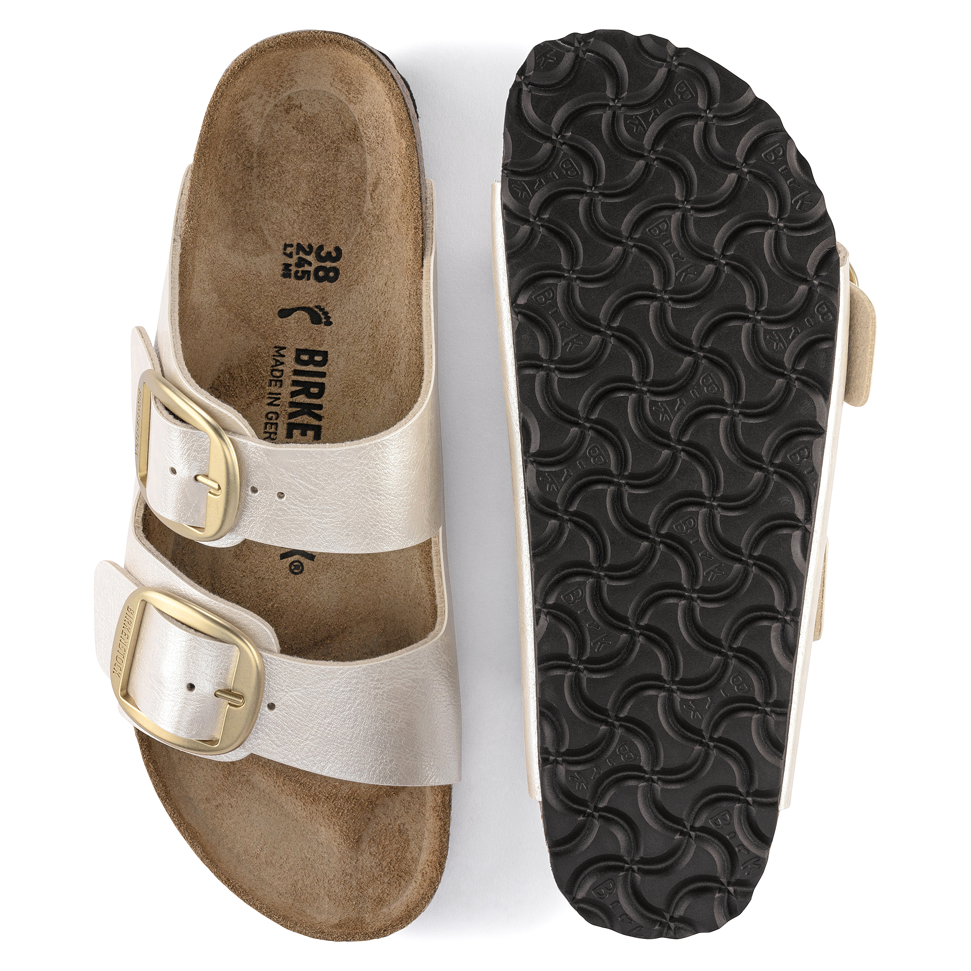 (W) Birkenstock Arizona Big Buckle 'Beige Narrow' 圖 8