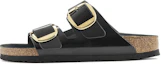 Buy (W) Birkenstock Arizona Big Buckle Pelle Verniciata Stretta ''Nero'' 1021471/1021476