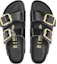 Purchase (W) Birkenstock Arizona Big Buckle Pelle Verniciata Stretta ''Nero'' 1021471/1021476